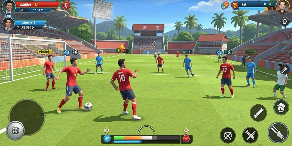 Mode multiplayer yang menegangkan dan kompetitif.