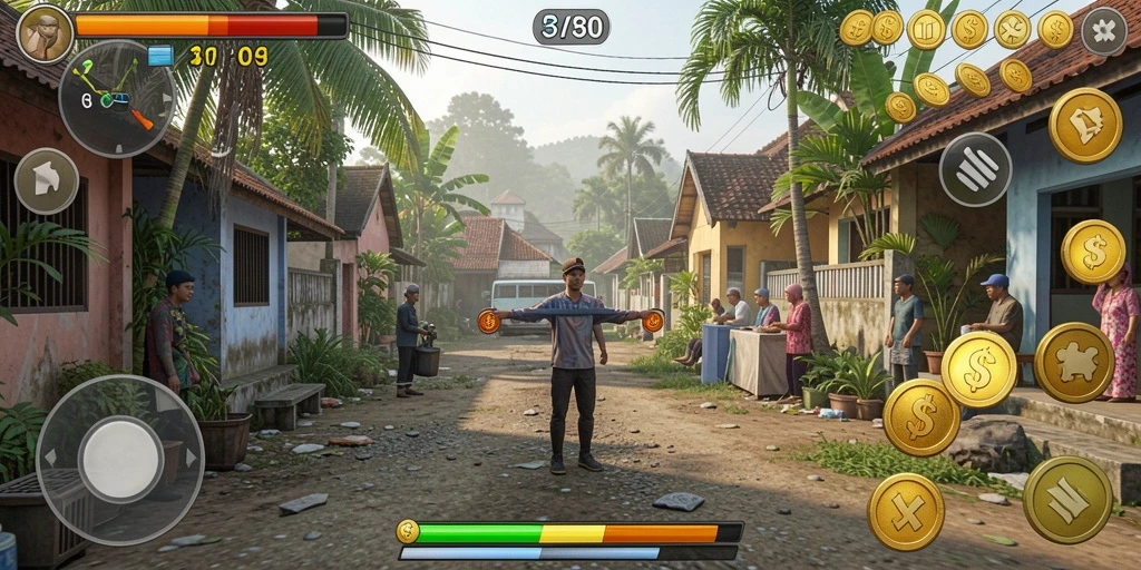 Sistem reward yang memotivasi pemain untuk bermain lebih.