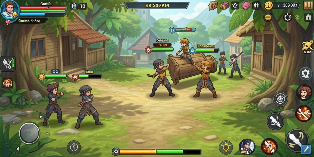 Fitur multiplayer yang memungkinkan Anda bersaing dengan teman.