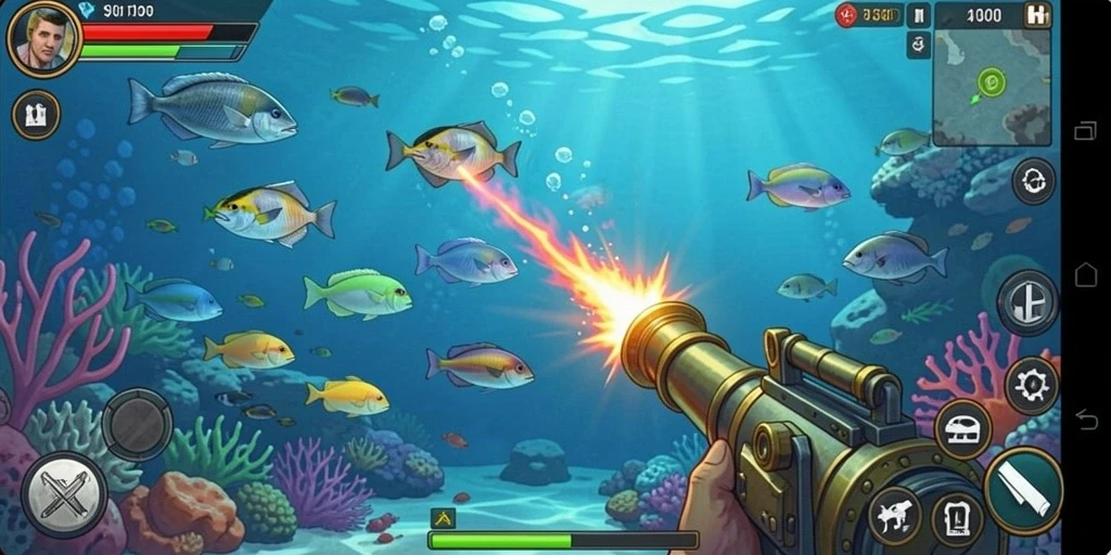 Momen kolaborasi dengan pemain lain dalam multiplayer.