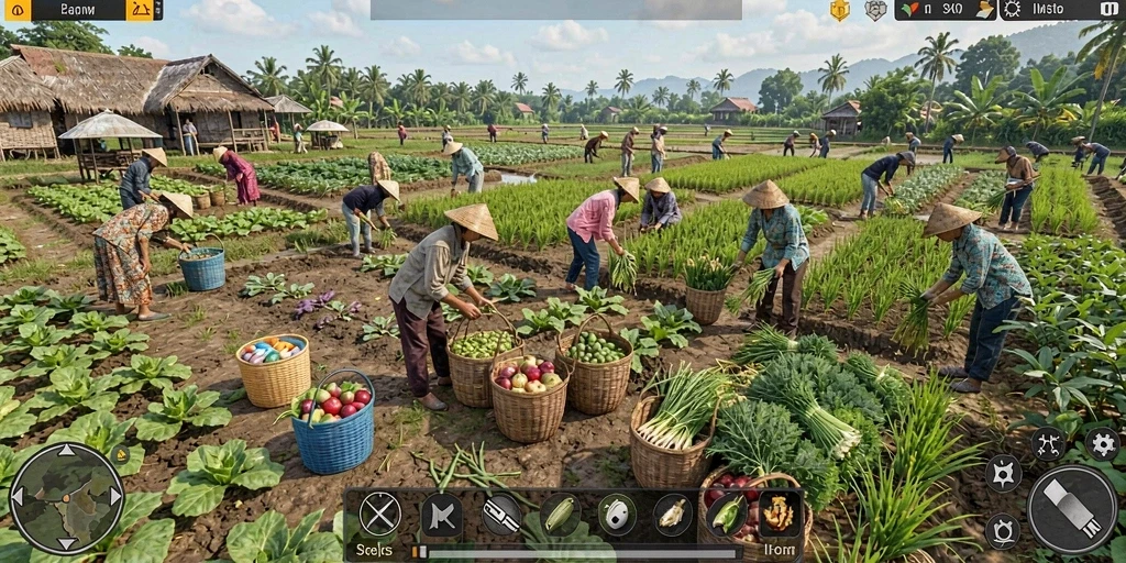 Level yang menampilkan grafis indah dan tantangan.