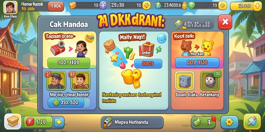 Tangkapan layar menunjukkan lingkungan permainan yang indah.