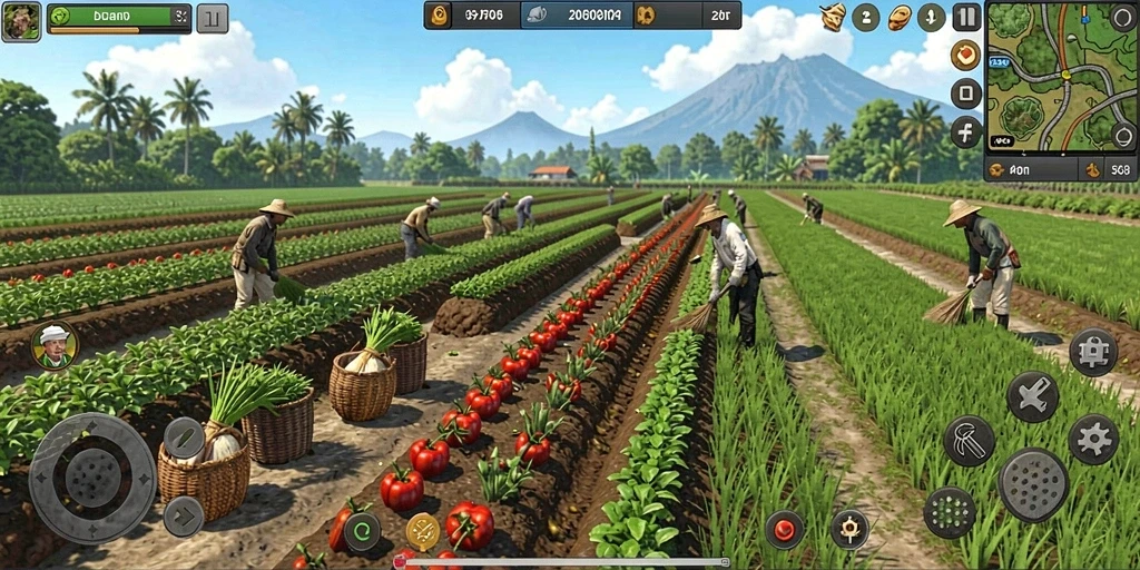 Screenshot memperlihatkan interaksi dengan pemain lain dalam game.