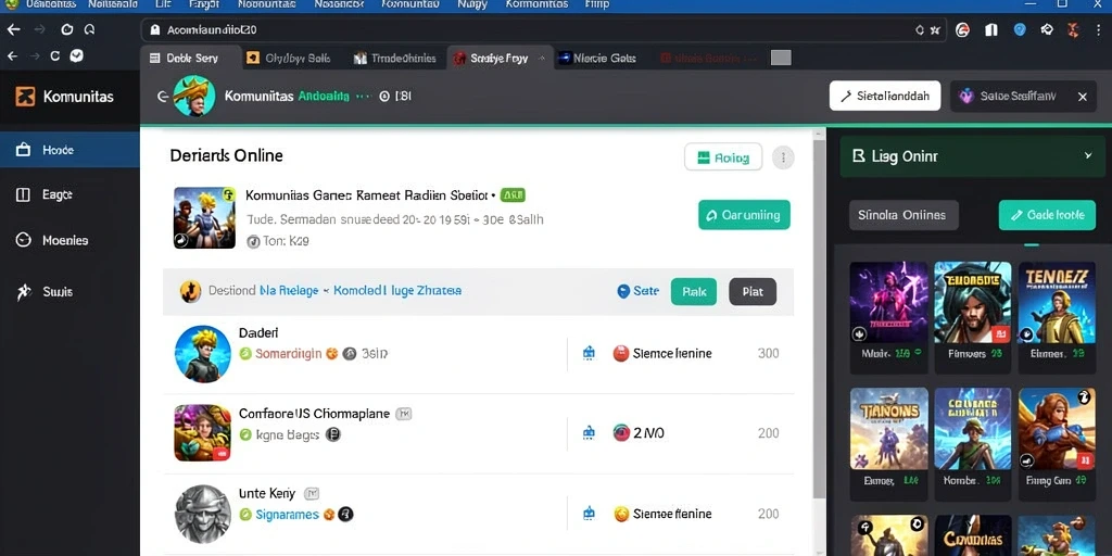Fitur multiplayer yang memungkinkan permainan bersama teman.