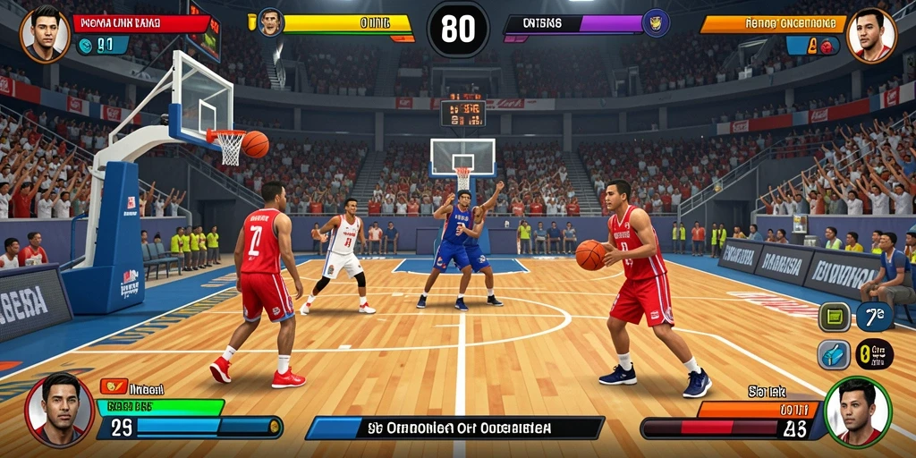 Menampilkan fitur multiplayer dan kerja sama tim.