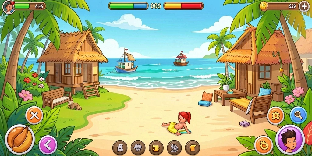 Berbagai power-up untuk membantu pemain.